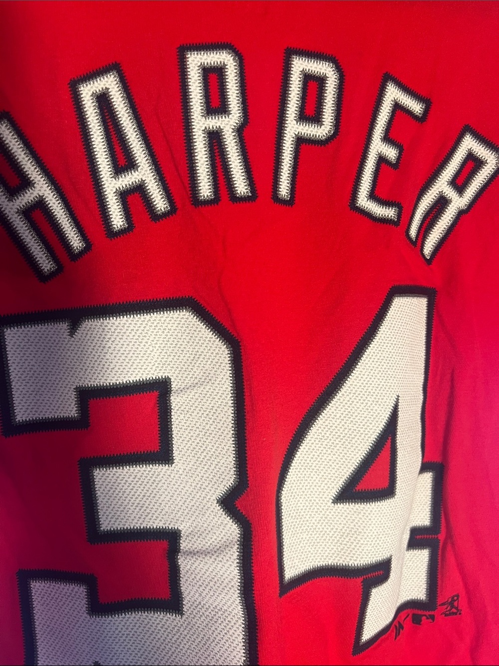 Washington Nationals Red Logo Short-Sleeve Tee - Picture 2 of 3